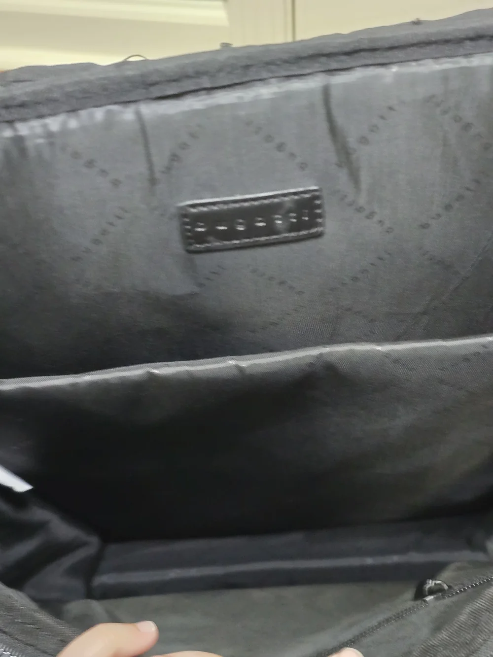 Bugatti Men's Black Waterproof Backpack